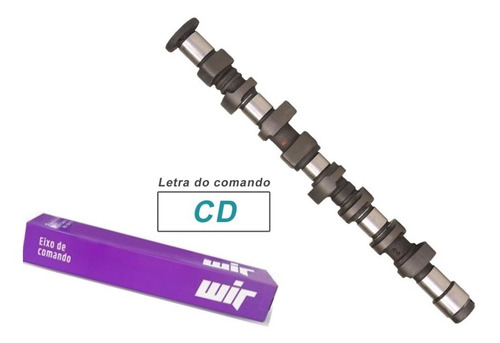 Eixo Comando De Valvula Vw Gol 1.0 Mi 8v Gasolina Motor At