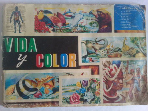 Album De Figuritas Vida Y Color Completo 1965 Imperdible.///