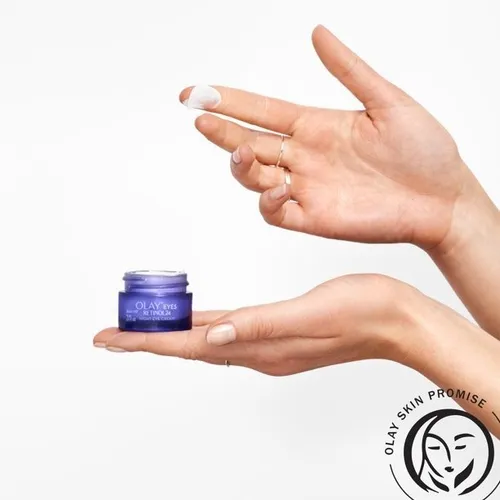 Crema Retinol 24 Eye Night Cream Olay Eyes noche para todo tipo de piel de 15mL/15g 30+ años
