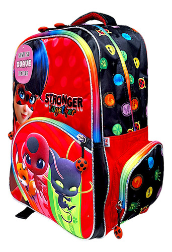Fm Mochila Grande Primaria Lady Bug 02556