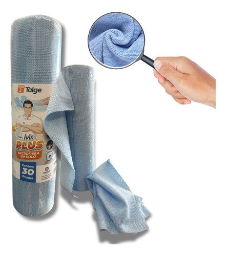30 Toalha Microfibra Alta Absorcao Lavavel 30x30cm Talge