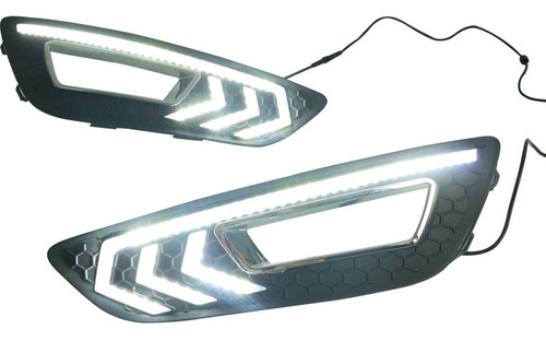 Luz De Dia Faros Niebla Ford Focus Drl Led 2015-2018 