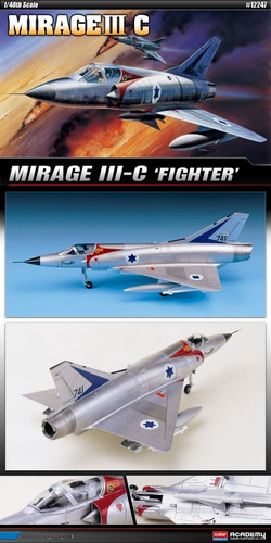 Academy 12247 Mirage Iii 3c Escala 1/48 Maqueta Para Armar