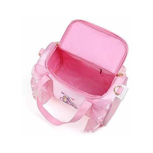 Bolsa De Baile Para Niñas, Bolsa De Lona Rosa, Bolsa De Bail