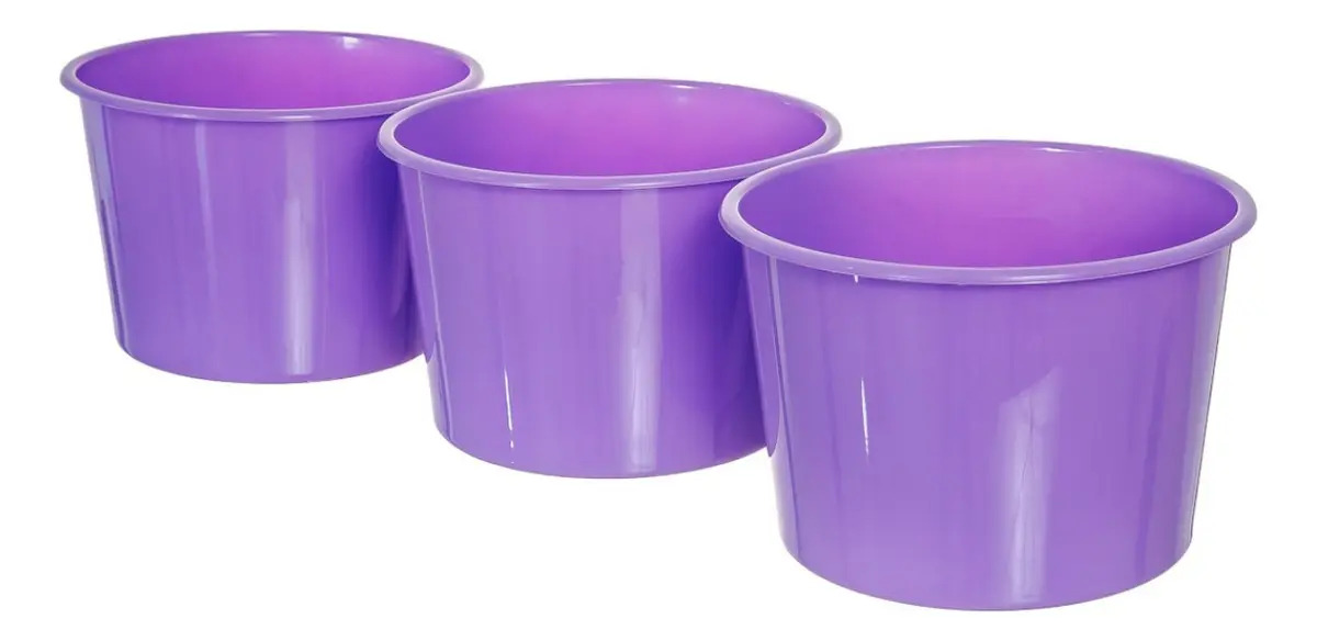 Balde De Pipoca 1,5lt - 10 Unidades - Roxo