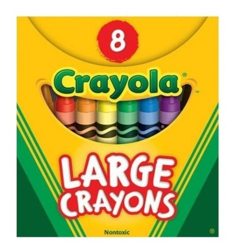 Crayola: Caja X 8 Crayolas Jumbo Tienda Oficial