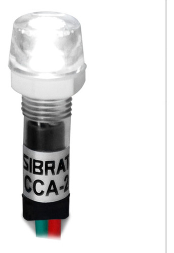 Kit Com 10 Sinaleiros Rabicho Olho D Boi Led 110/220v24v 12v Luz Branco 24vcc/ 24vca