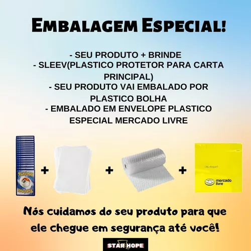 Kit Carta Pokémon Pikachu E Lendário Mewtwo no Shoptime