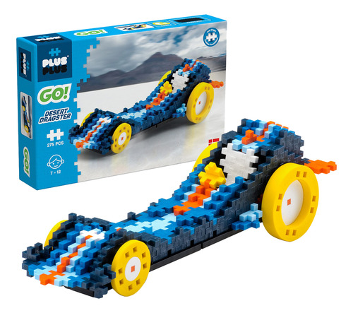 Plus Plus - Go! Desert Dragster - 275 Piezas - Modelo De Veh