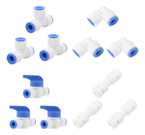 Filtra Accesorios De Tubería De Conector Rápido De 2 Puntos