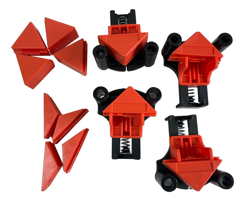 Set Completo Prensa Abrazadera Esquinero 60 90 120 Grados