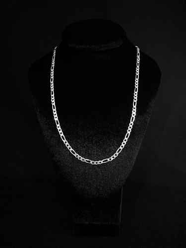 Cadena Dije Plata Fina 925 Tejido Eslabon 3 X 1 Para Mujer 50 Cm De Largo 3 Mm Calibre 100 Collar Ideal Para Regalar En Ocasiones Especiales Como Cumpleaños Momentos Especiales