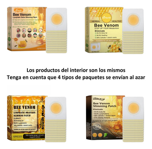 Drenaje Linfático De 30 Emplastos Voilaist Bienengift B-.-