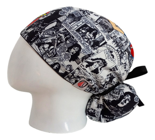 Gorro Quirúrgico Mujermarav Comic Antifluido + Lanyard 