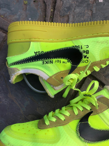 Zapatillas Americanas Usadas Nike Off White X Af1 Low Volt (Usado)