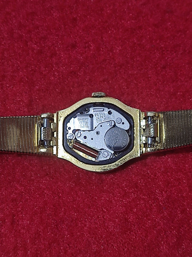 Reloj Mujer, Orient Quartz, Caratula Dorada (vintage). (Usado)