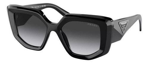 Prada Spr 14z 1ab-09s Butterfly Shape Gris Degradado