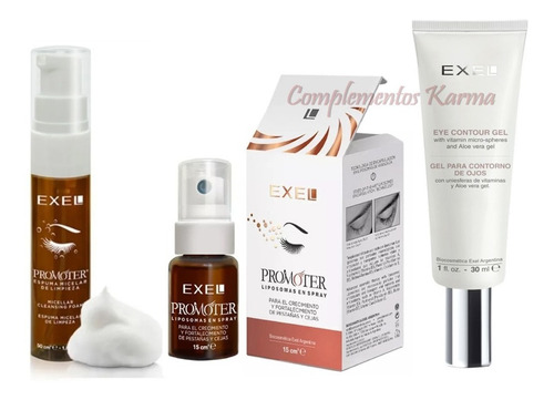 Exel Promoter Espuma Micelar Fortalecedor Spray Contorno Ojo