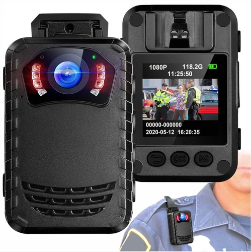 Camara Para Policia Corporal N9 Full Hd Vision Nocturna