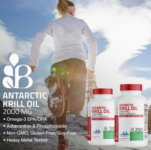 Krill Oil 2000 Mg Omega 3 Epa Dha Axthaxanthing Made In Ee.u
