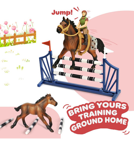 Set De Juego Horse Stable Kidbest Con Juguetes Para Caballos