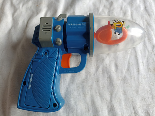 Pistola Juguete Minions Universal Studios Luz Y Sonido Azul (Usado)