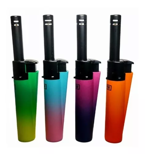 Clipper Lighter Minitube Gradient Color- Paquete de 3 - Encendedor de  butano seguro Clipper - Encendedores recargables en varios colores de moda  