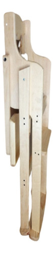 Silla Alta Bebe Comer Periquera Plegable / Lk Plegable Natural