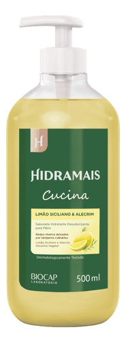 Kit 4 Sabonete Hidramais Gel Cucina Antiodores 500 Ml