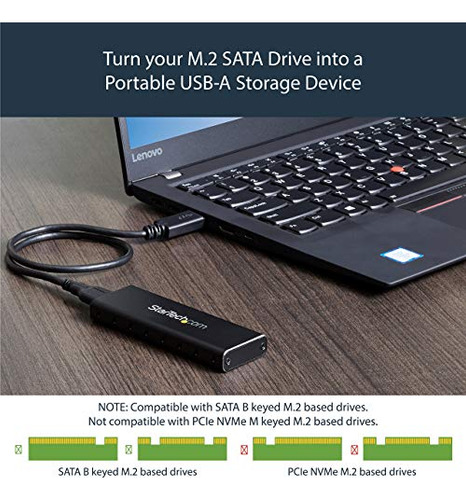 Startech.com Carcasa De Aluminio Ssd M.2 Para Usb 3.0 (5 Gbp