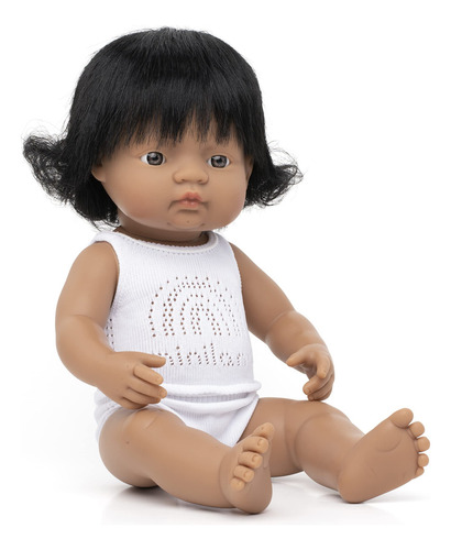 Miniland Educativo - Muñeca De Bebé Latinamerican Girl (1.