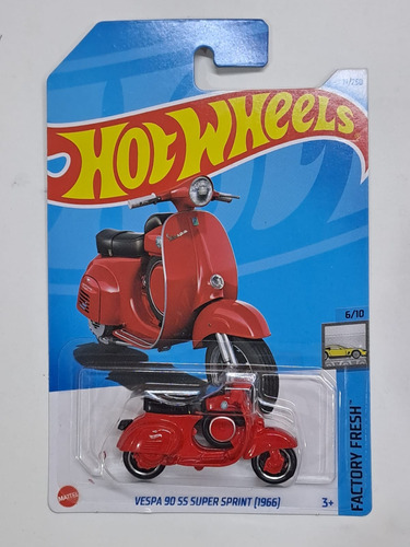 Moto Vespa 90 Ss Super Sprint (1966) Hot Wheels