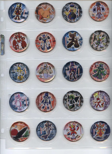 Colección De 140 Tazos Medabots Normal Y Metálix Sabritas (Usado)