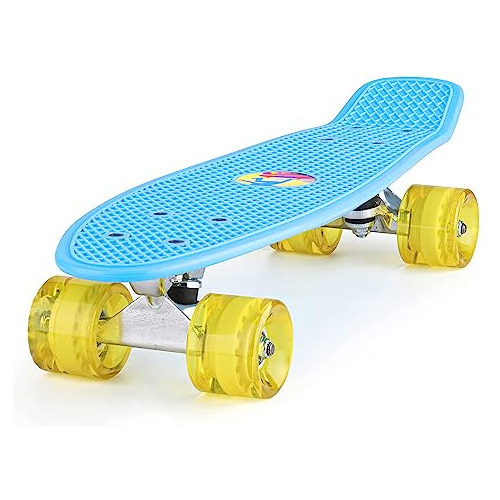 Mini Cruiser Standard Skateboard, Classic 22-inch Street Ska