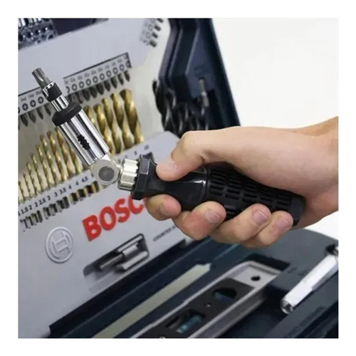 Imagen 4 de 8 de Set Puntas Y Mechas En Titanio X-line 100 Uni Bosch - Mm