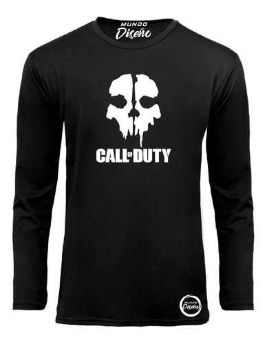 Polera Manga Larga De Hombre Call Of Duty Ghosts