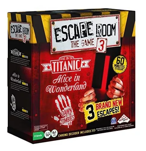 Juego De Mesa De Escape Room Versión 3, Para Adultos Y Niños