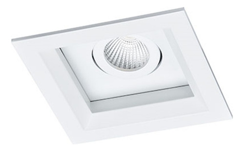 Embutido Alumínio De Embutir 1xmr11 Gu10 Bl1552 Branco Fosco Branco Fosco