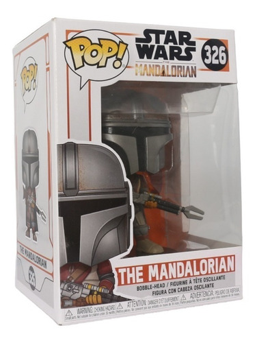 Funko Pop Star Wars Mandalorian 326 Grogu Caja Lastimada