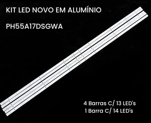 Barramento Led Ph55a17dsgwa Ph55a17 Em Aluminio