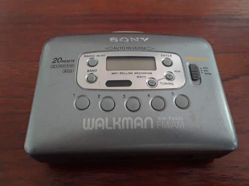 Imagen 1 de 8 de Walkman Fm/am Sony Wm-fx425 / (leer Descripción)