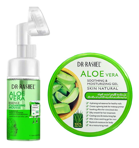 Limpiador Facial De Aloe Vera + Gel Aliviante Aloe Vera
