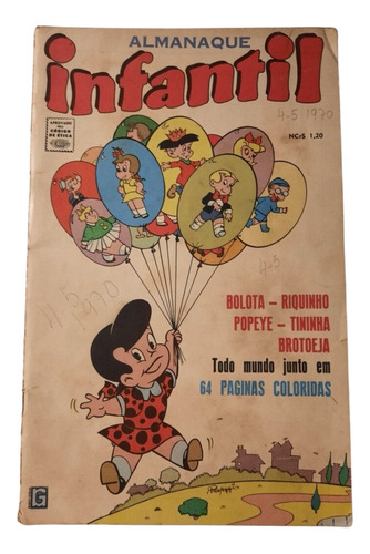 Revista Almanaque Infantil Infantil 1970 No Estado  745