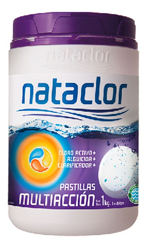 Cloro Pastillas Multiaccion 200grs 1kg Nataclor C501b *