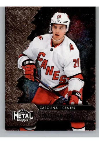 Skybox Metal Universe 2.0 Sebastian Aho Carolina Hurricanes