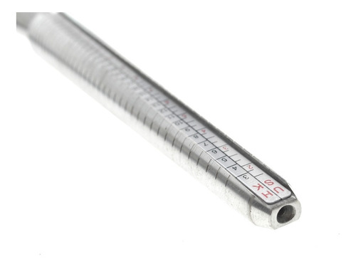 Imagen 4 de 5 de Medidor De Anillos Aluminio Macizo Stick Profesional Hrml001
