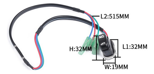 Control Remoto Externo Para Motor De 4 Tiempos Trim Tilt Swi