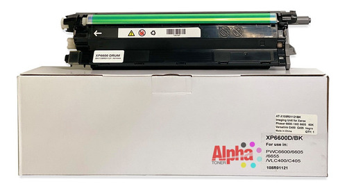 Pack 4 Unidades De Imagen Para C400 C405 6600 6605 108r01121 Negro
