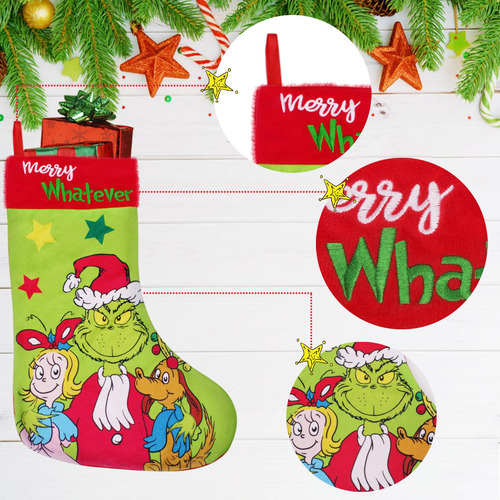 Paquete De 4 Calcetines De Navidad, De 18 Pulgadas, Grandes