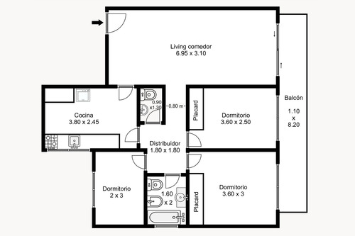 Imagen 26 de 28 de Venta Departamento 4 Ambientes Balcon Villa Crespo